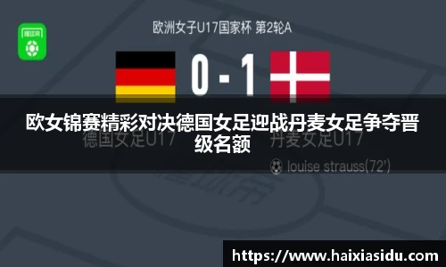 欧女锦赛精彩对决德国女足迎战丹麦女足争夺晋级名额